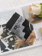Culotte triangulaires sexy brodés de fleurs pour femmes