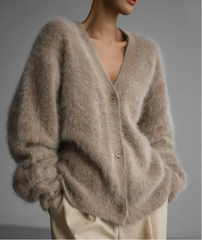Cardigan Ample Femme – Maille Douce et Confortable