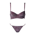 Ensemble soutien-gorge push-up et String pour femmes