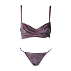 Ensemble soutien-gorge push-up et String pour femmes