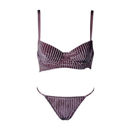Ensemble Lingerie Femme – Soutien-Gorge Push-Up et String