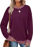 Sweat-shirt ample pour femmes
