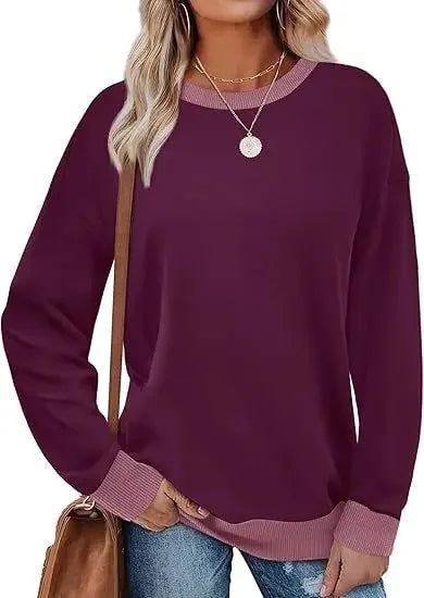 Sweat-shirt ample pour femmes