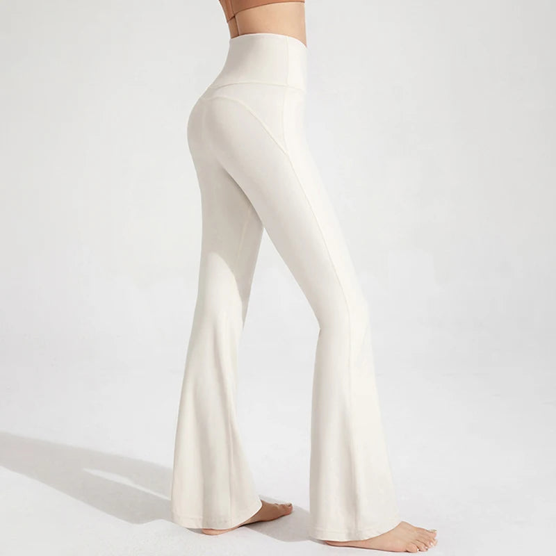 Pantalon Yoga Évasé Femme – Taille Haute et Push-Up