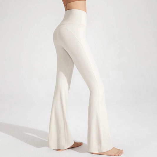 Pantalon Yoga Évasé Femme – Taille Haute et Push-Up