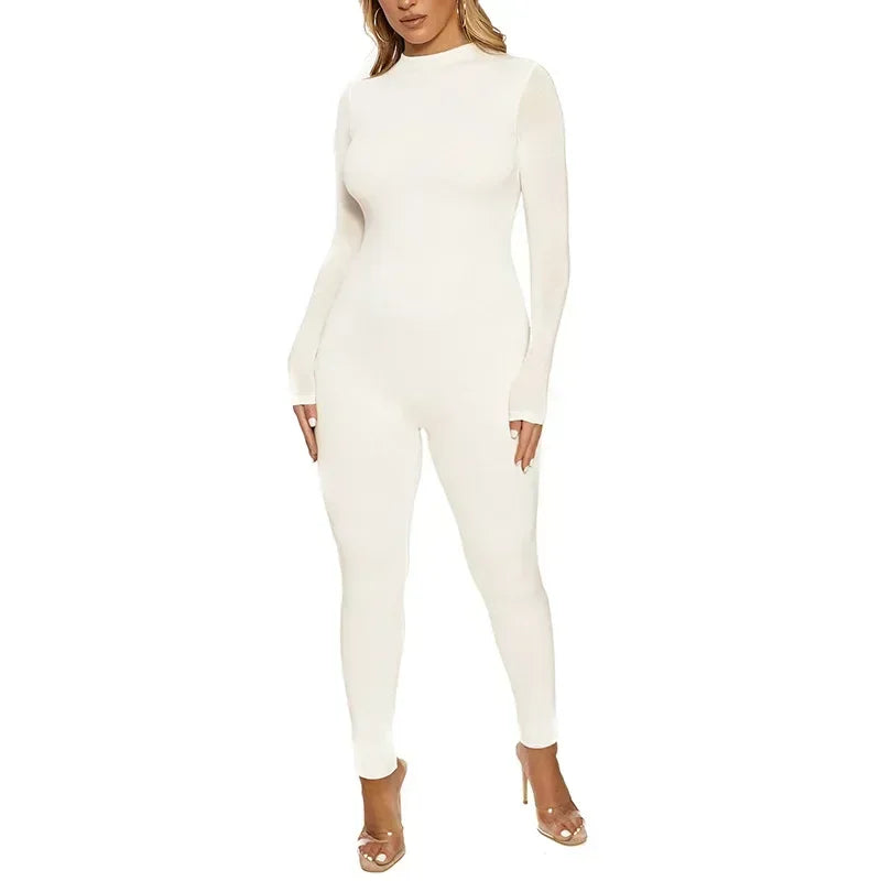 Combinaison polaire extensible et confortable à manches longues pour femmes