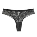 String taille basse en dentelle pour femmes