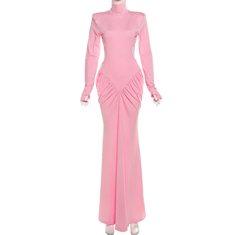 Robe longue et dos nu pour femmes
