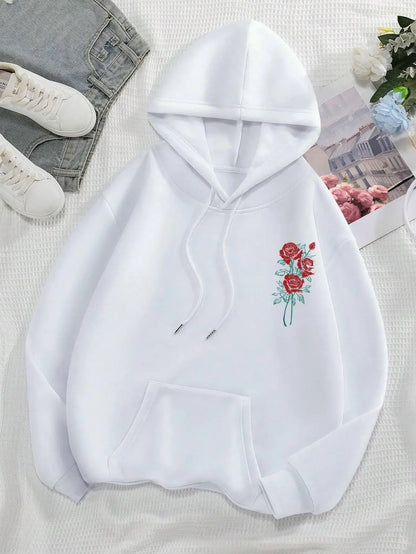 Sweat à Capuche Polaire Femme – Look Rétro et Confort