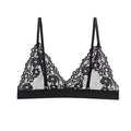 Soutien-gorge Push Up en dentelle transparente pour femmes