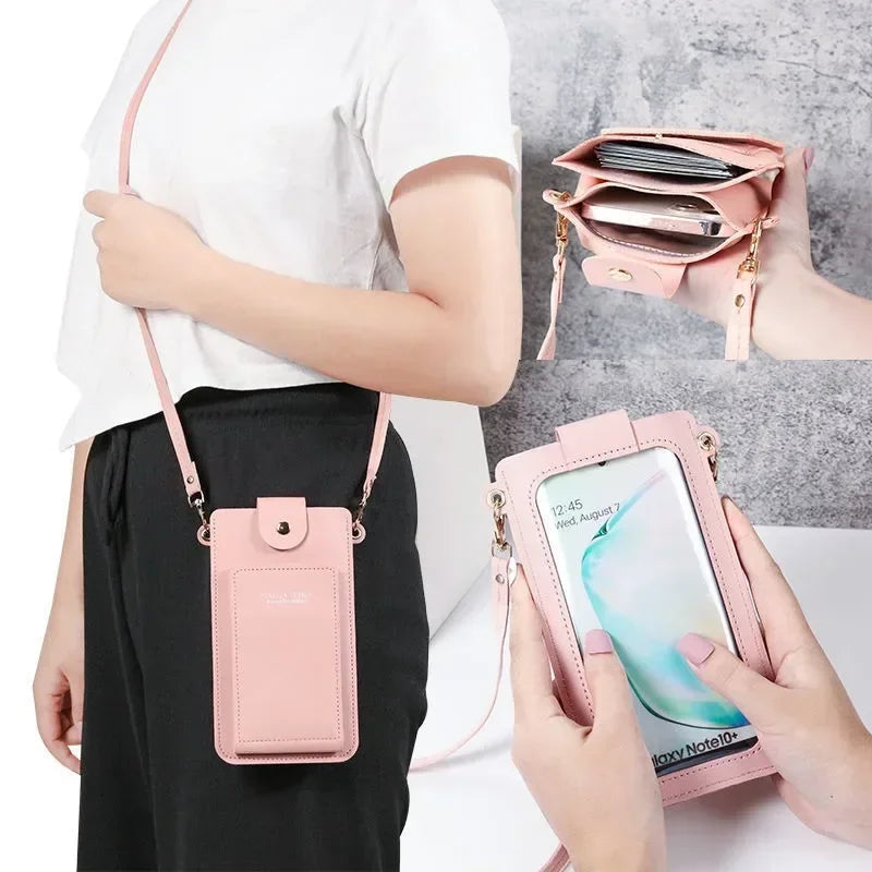 Sac à bandoulière pour téléphone portable pour femmes