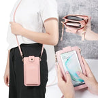 Sac à bandoulière pour téléphone portable pour femmes