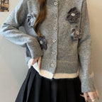 Cardigan court pour femmes