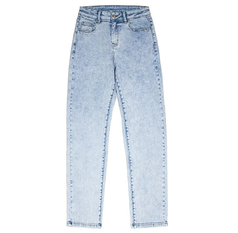 Jean taille moyenne vintage américain pour femmes