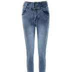 Pantalon crayon en jean pour femmes