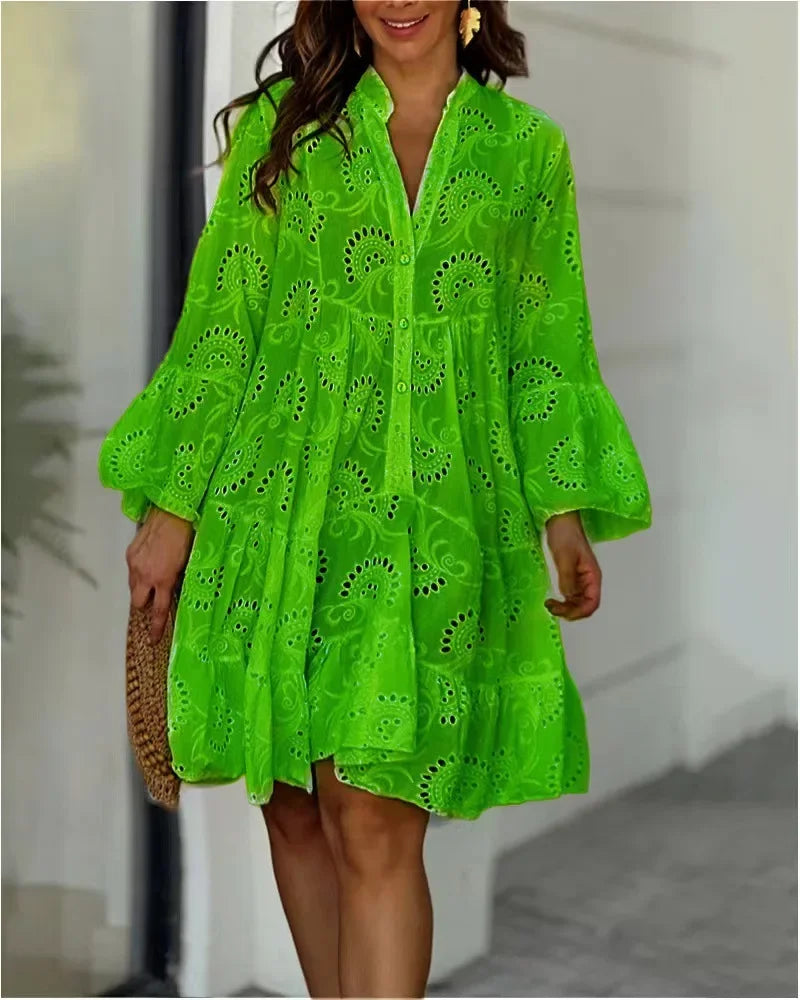 Robe d'été en dentelle pour femmes