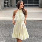 Robe mini sans manches pour femmes