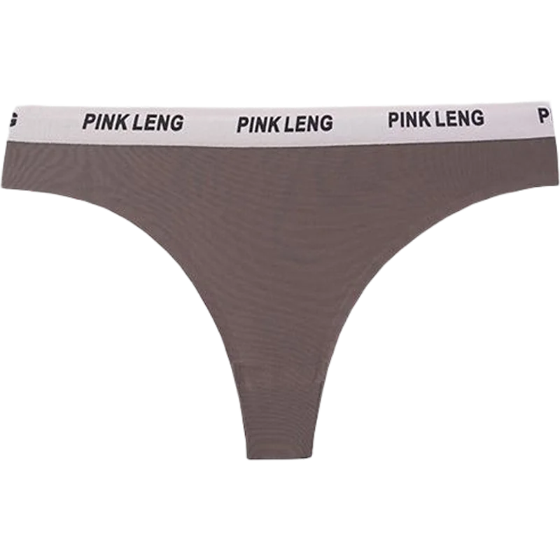 String tanga sans couture imprimé léopard pour femmes