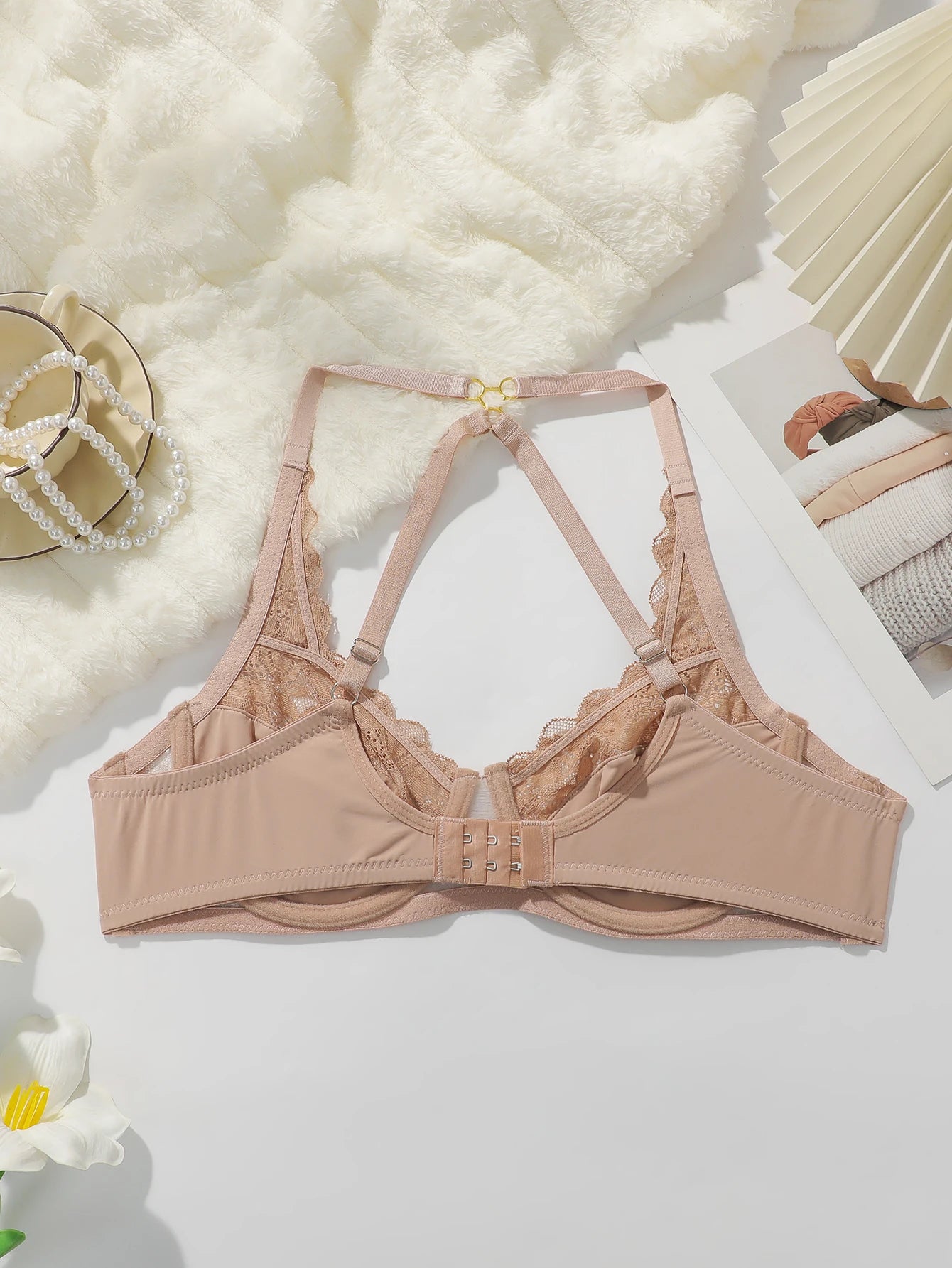 Soutien-gorge à bretelles croisées pour femmes