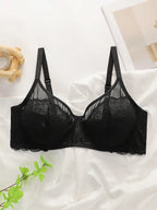 Soutien-gorge en dentelle brodée pour femmes
