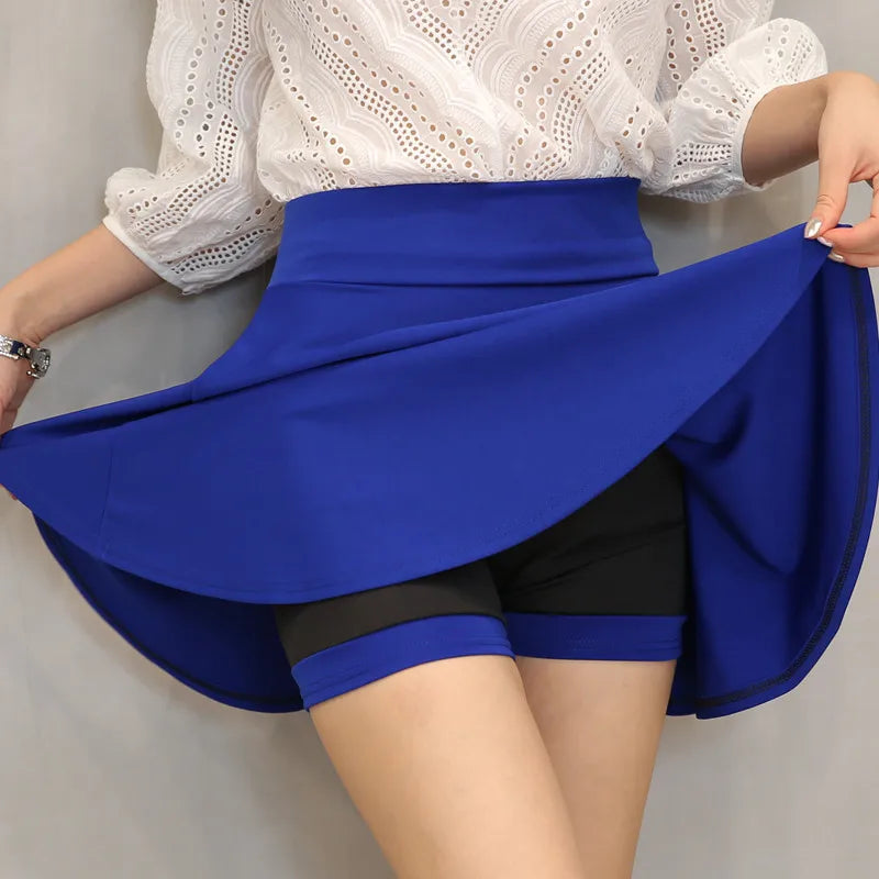 Jupe short plissée pour femmes