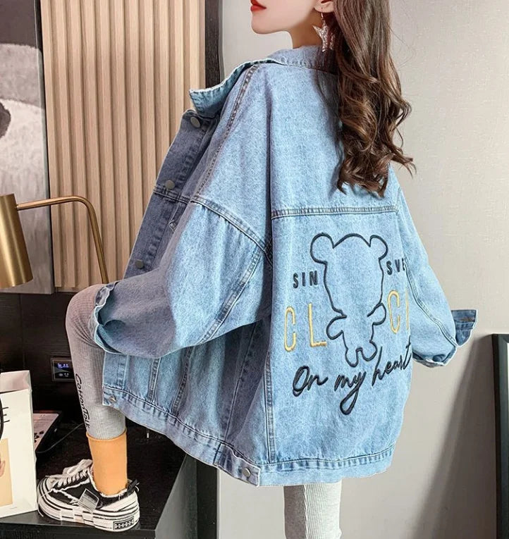 Veste en jean vintage pour femmes