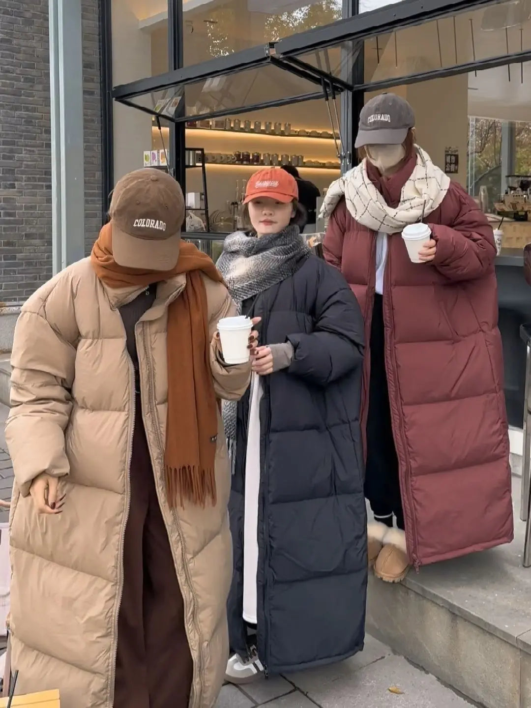 Doudoune d'hiver surdimensionnée pour femmes
