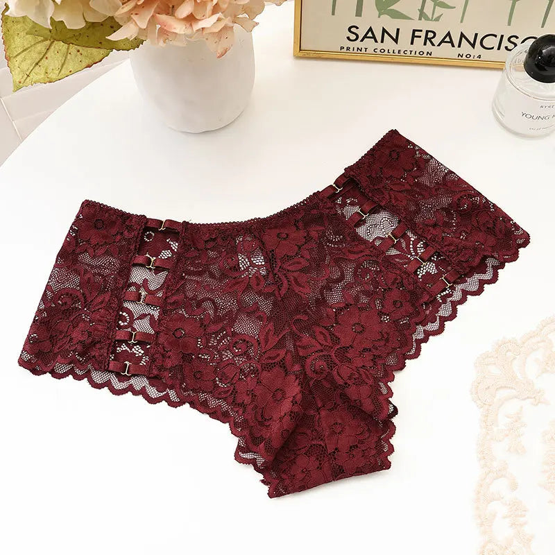 Culottes en dentelle respirante pour femmes
