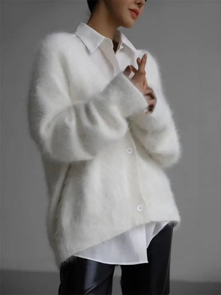 Cardigan pull paresseux pour femmes