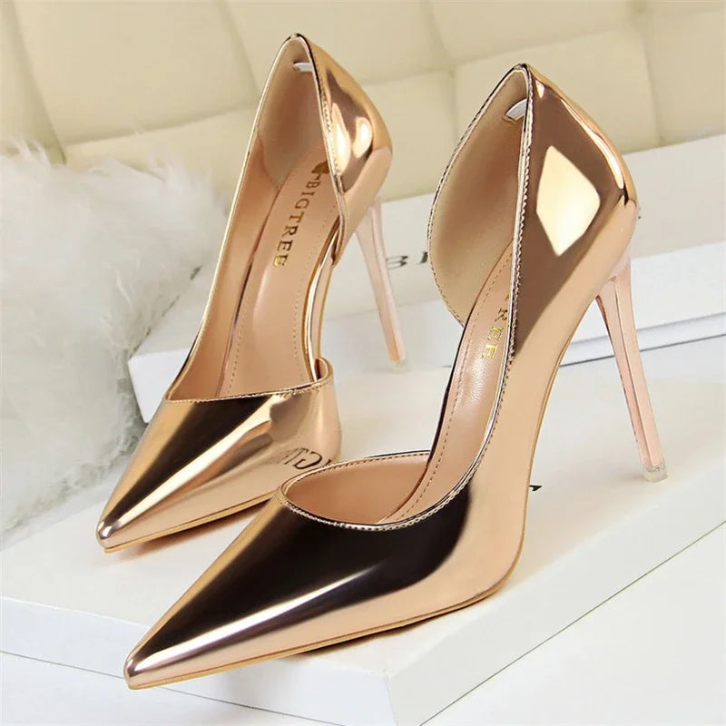 Escarpins à talons hauts et paillettes  pour femmes