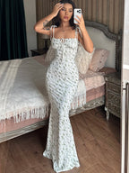 Robe à lacets sans manches pour femmes