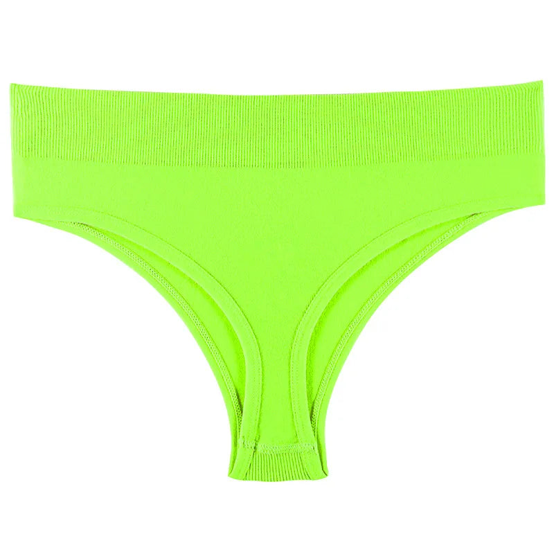 String taille basse sans couture pour femmes