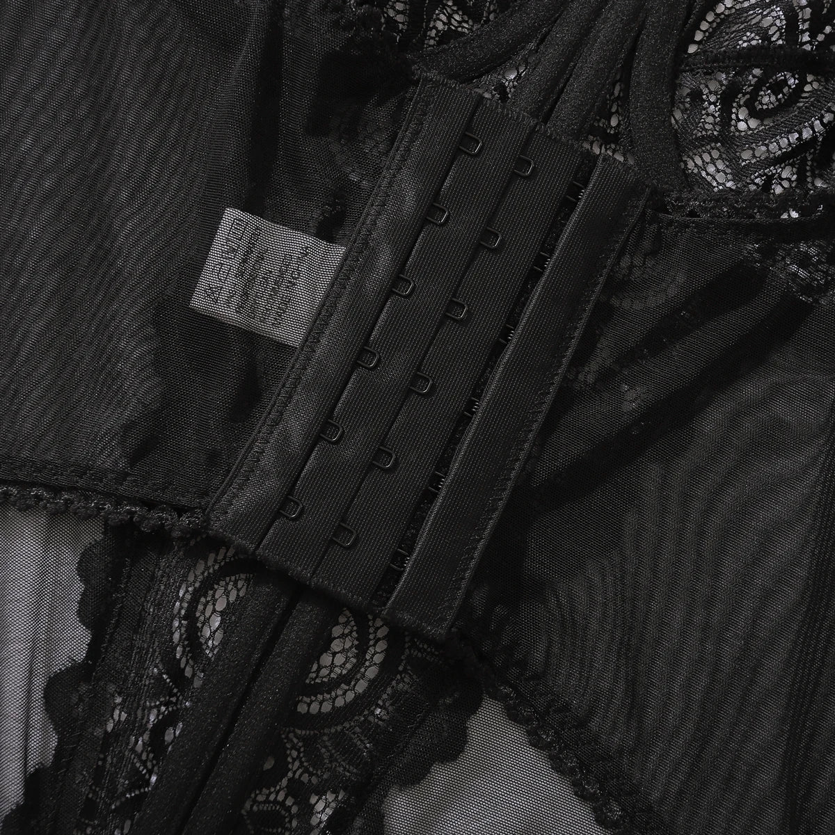 Corset en dentelle brodée de fleurs pour femmes