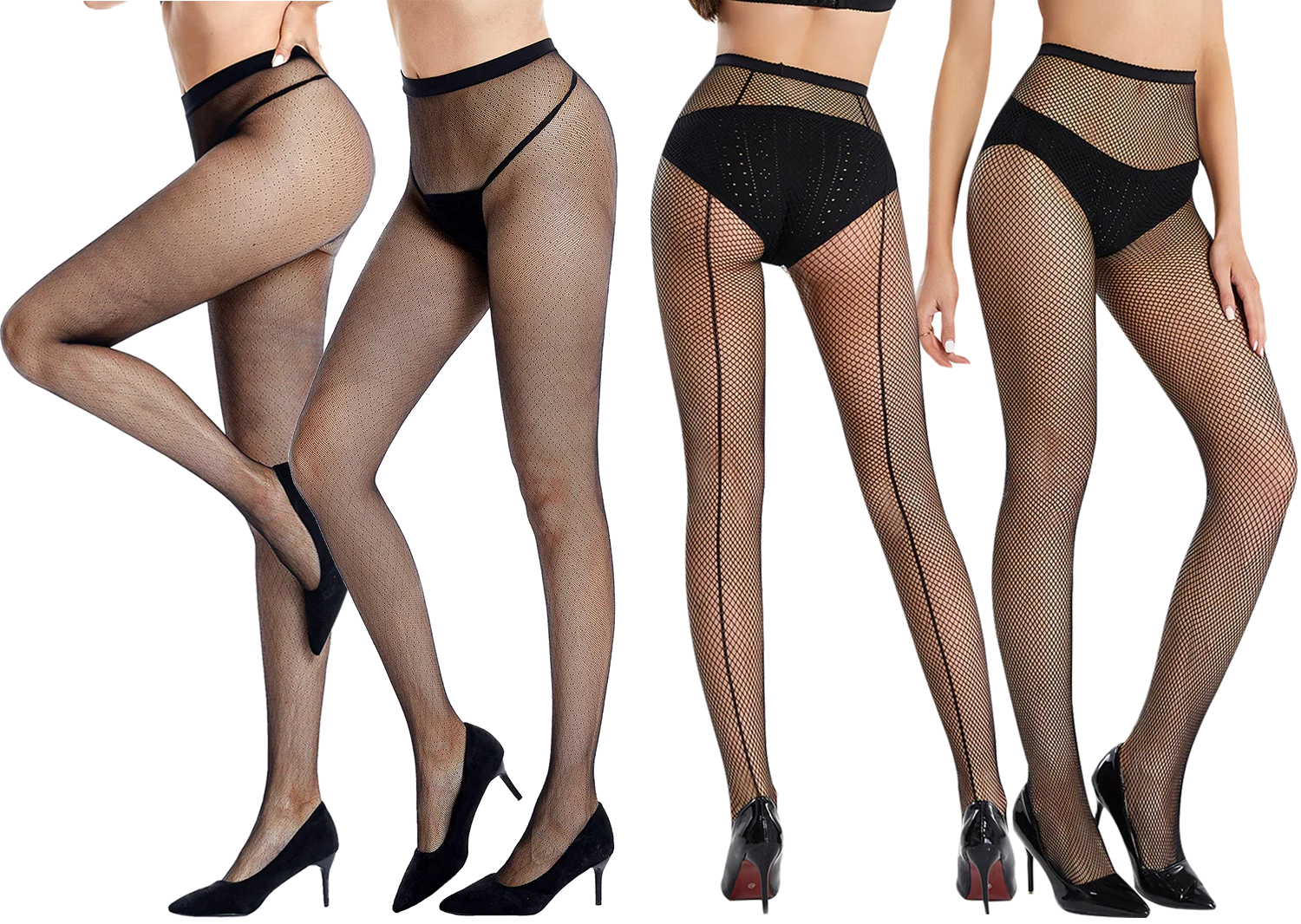 Collants résille en nylon pour femmes