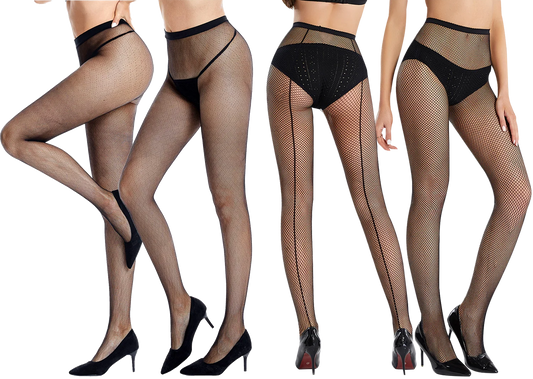 Collants Résille en Nylon Femme