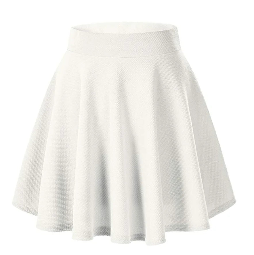 Jupes courte plissée et bouffante pour femmes
