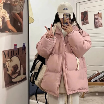 Parka Courte d’Hiver Femme – Coupe Ample