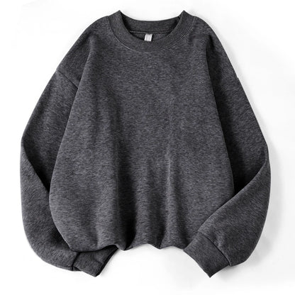 Sweat-Shirt Uni Femme – Style Coréen