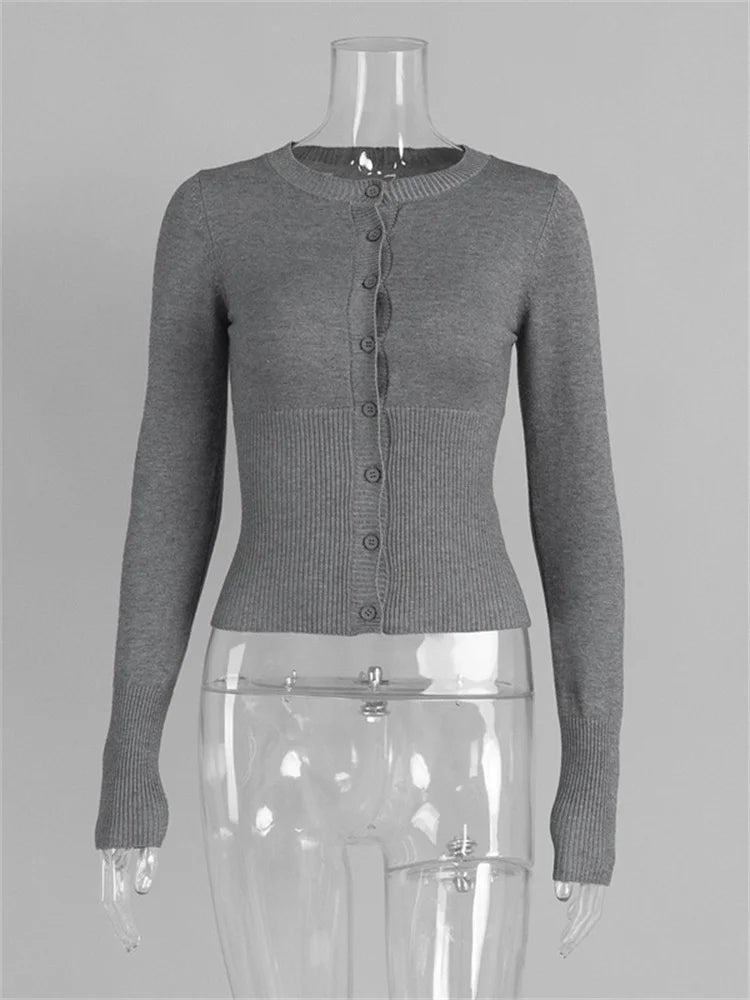 Cardigan décontracté tricot pour femmes