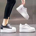Baskets respirantes en cuir véritable pour femmes