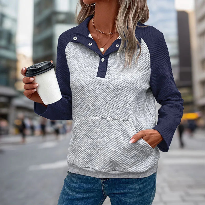 Sweat-shirt à manches longues pour femmes
