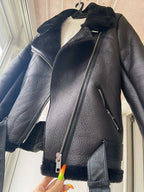 Veste en fausse fourrure pour femmes