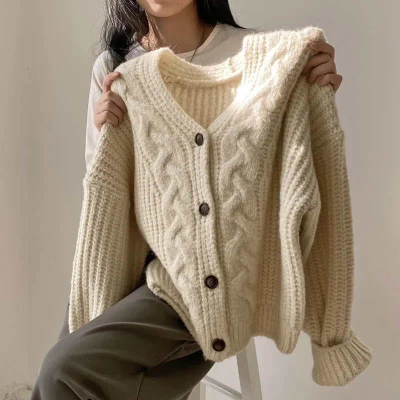 Cardigan tricoté à la mode pour femmes