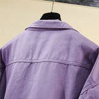 Vestes en jean violet pour femmes