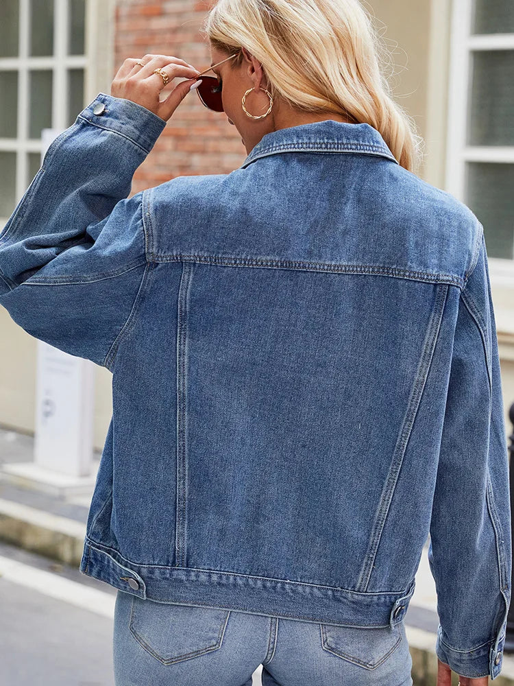 Veste en jean vintage pour femmes