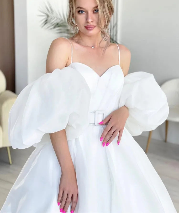 Robe de mariée élégante bustier cœur pour femmes