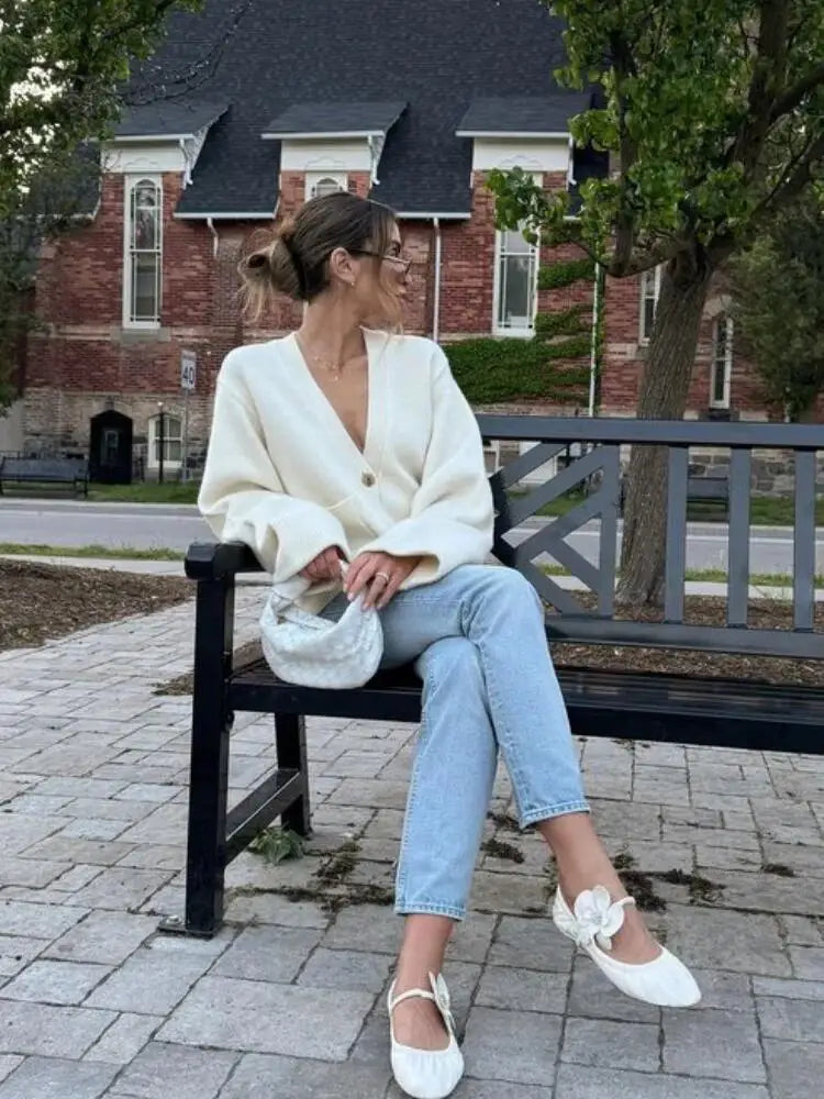 Cardigan en tricot pour femmes