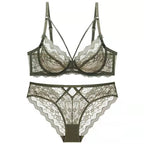 Ensemble de soutien-gorge Push Up Sexy en dentelle pour femmes