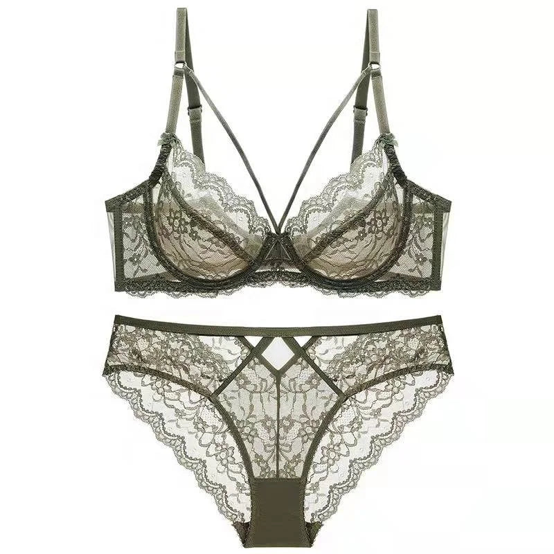 Ensemble de soutien-gorge Push Up Sexy en dentelle pour femmes