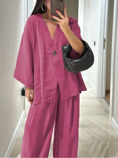 Ensemble Ample Femme – Coton et Lin